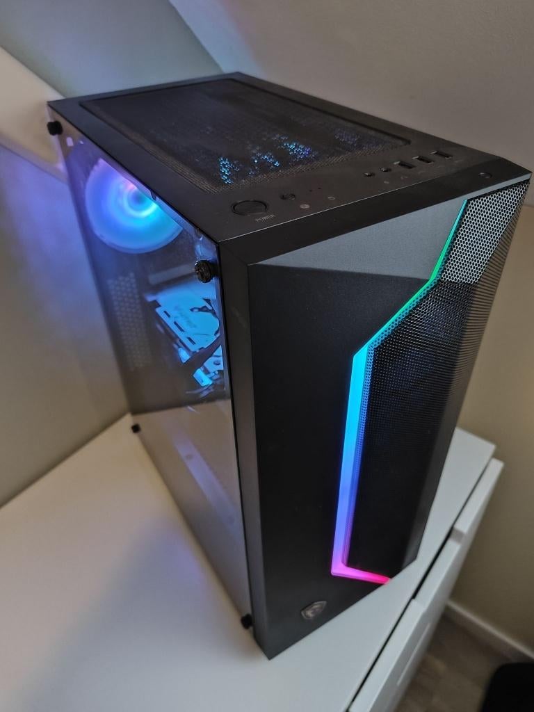 Game PC (Ryzen 5600, 16/32GB, 1TB SSD, 1070TI/2060S/RX6600XT, Ophalen, 32 GB, Zelf gebouwde pc, AMD Ryzen 5