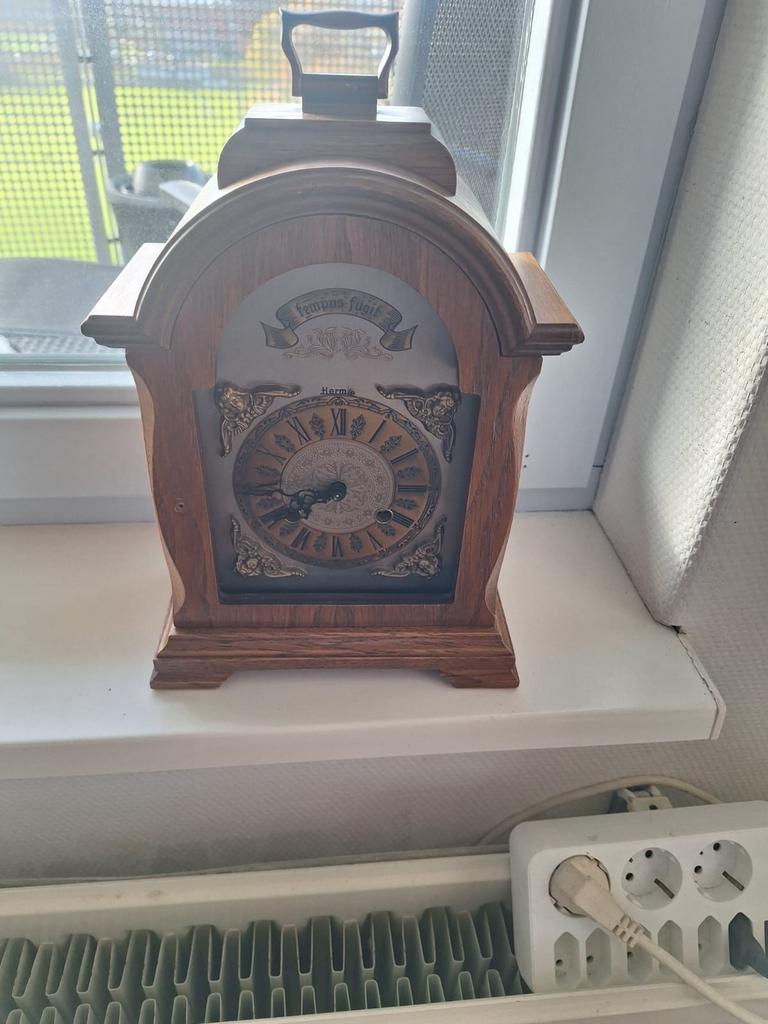 Hermle Tafelklok - Klassieke Houten Mantelklok, Ophalen