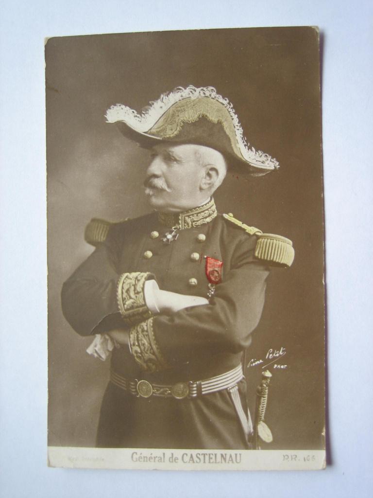GENARAL DE CASTELNAU  1912  FOTOKAART, Verzenden, Voor 1920, Gelopen, Sterren en Beroemdheden