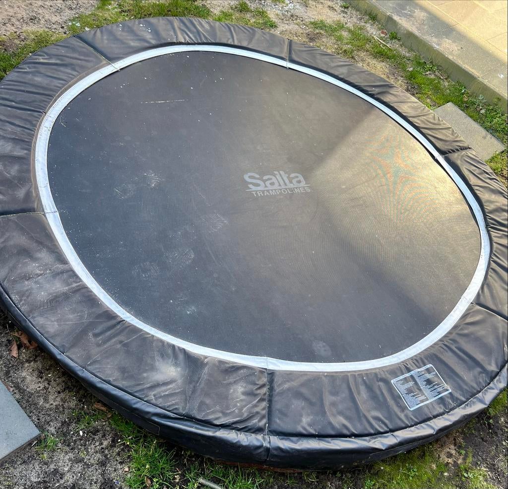 Salta Inground Trampoline 300 cm, Ophalen, Gebruikt