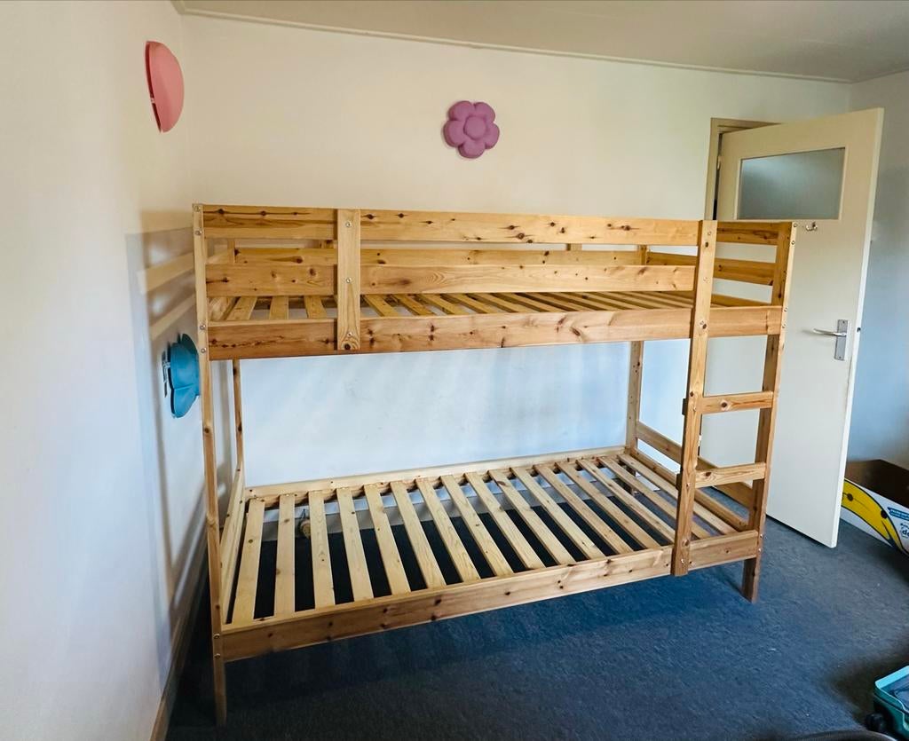 IKEA Mydal Stapelbed Grenen 90x200 cm - Prima Staat, Ophalen, Gebruikt, Stapelbed