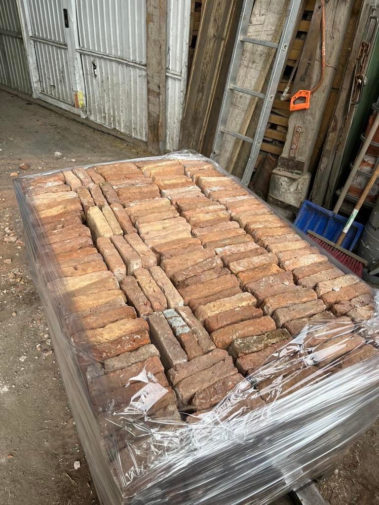 Handgevormde IJsselsteentjes (appelbloesem), Ophalen of Verzenden, Gebruikt, Bakstenen