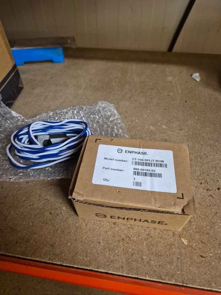 Enphase CT-100 Split-Row Stroomtransformator (Nieuw), Doe-het-zelf en Verbouw, Elektra en Kabels, Ophalen of Verzenden, Nieuw