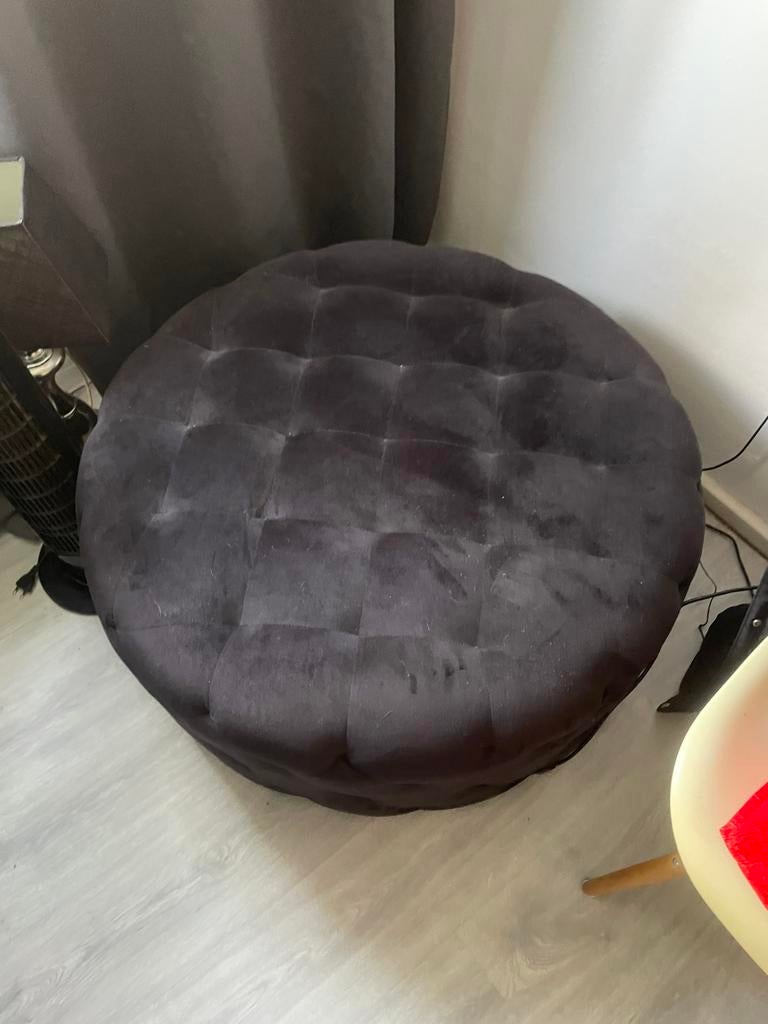 Mooie barok style poef, Huis en Inrichting, Banken | Bankstellen, Eenpersoons, 75 tot 100 cm, Ophalen of Verzenden, Zo goed als nieuw