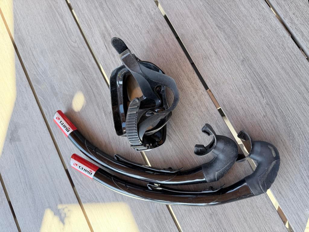Mares duikbril en snorkel, Watersport en Boten, Snorkelen, Ophalen of Verzenden, Gebruikt, Snorkelset