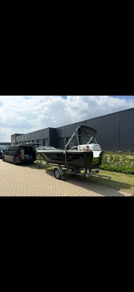 Ruime sloep 4,70x1,70 zonder motor en trailer, Watersport en Boten, Sloepen, Ophalen, Geen motor, Gebruikt, Tot 10 pk
