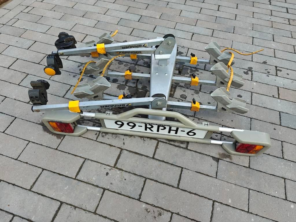 Spinder Falcon 3F fietsendrager voor 3 fietsen, Ophalen, 3 fietsen of meer, Gebruikt, Trekhaakdrager
