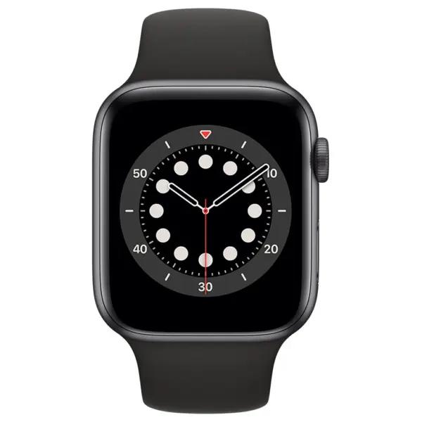 Apple watch serie 6 44 mm, Ophalen, Gebruikt, Zwart, IOS