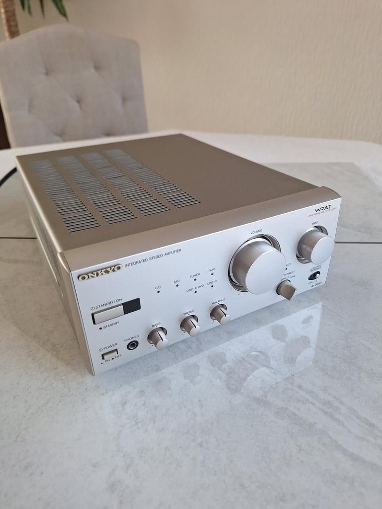 ONKYO  A--905X  VERSTERKER, Ophalen of Verzenden, Zo goed als nieuw, Overige merken