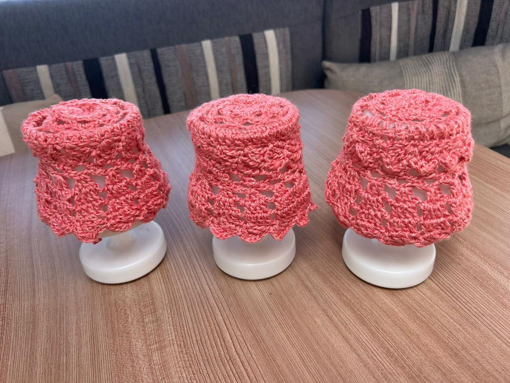 Gehaakte lampenkapjes voor Fatboy Edison the Mini, Huis en Inrichting, Lampen | Lampenkappen, Nieuw, Minder dan 25 cm, Overige vormen