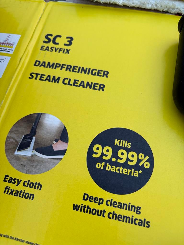 Kärcher SC 3 EasyFix Stoomreiniger, Ophalen, Gebruikt, Overige typen