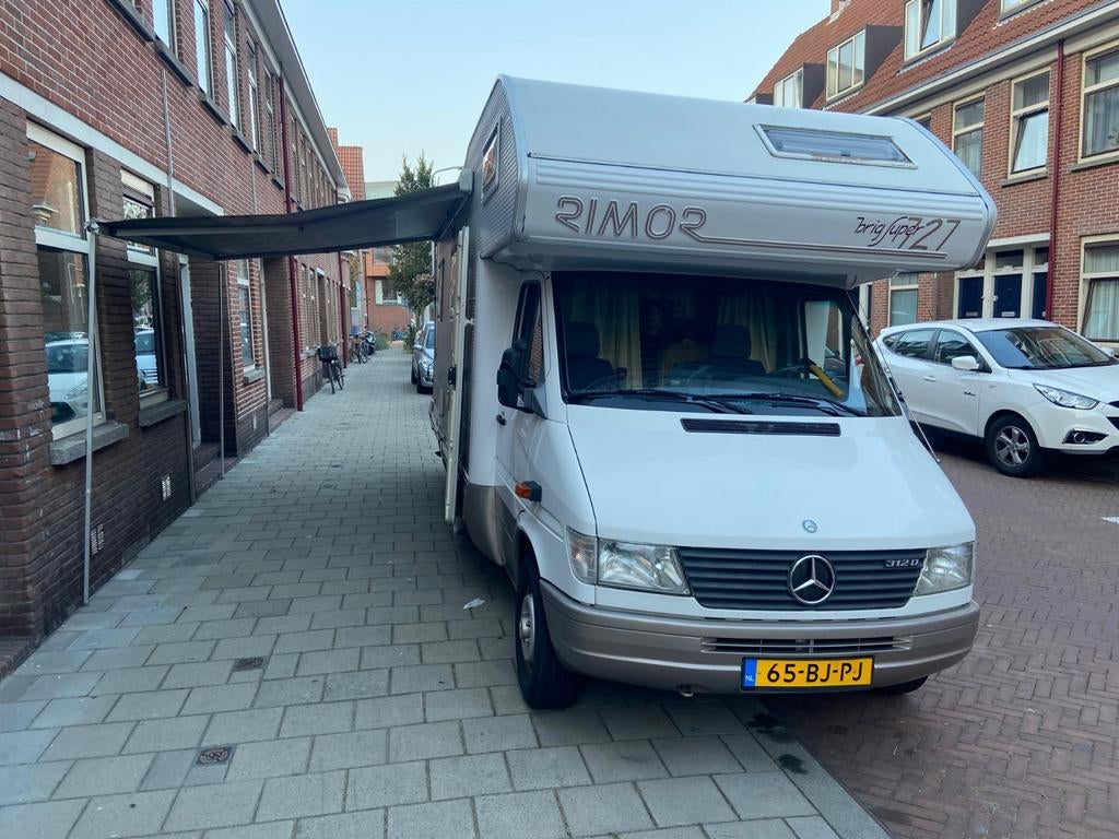 Rimor camper op Mercedes-Benz chassis, Caravans en Kamperen, Campers, Particulier, Buscamper of Camperbus, Mercedes-Benz, Diesel