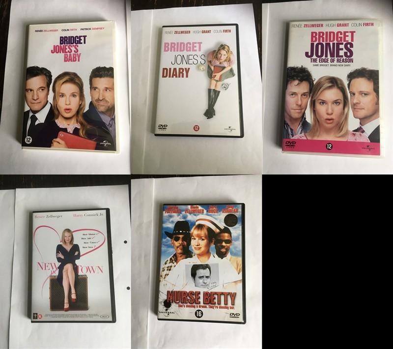 renee zellweger dvd diverse collectie (5 stuks), Alle leeftijden, Ophalen of Verzenden, Zo goed als nieuw, Romantische komedie