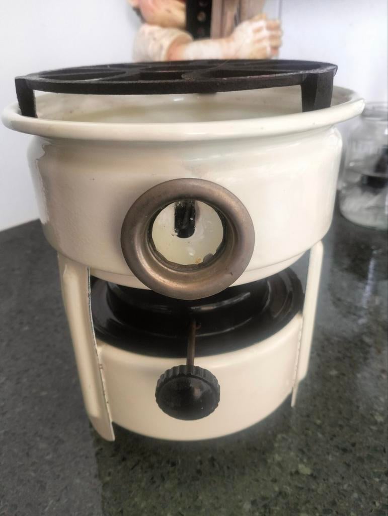 Vintage emaille petroleum brander, Ophalen of Verzenden