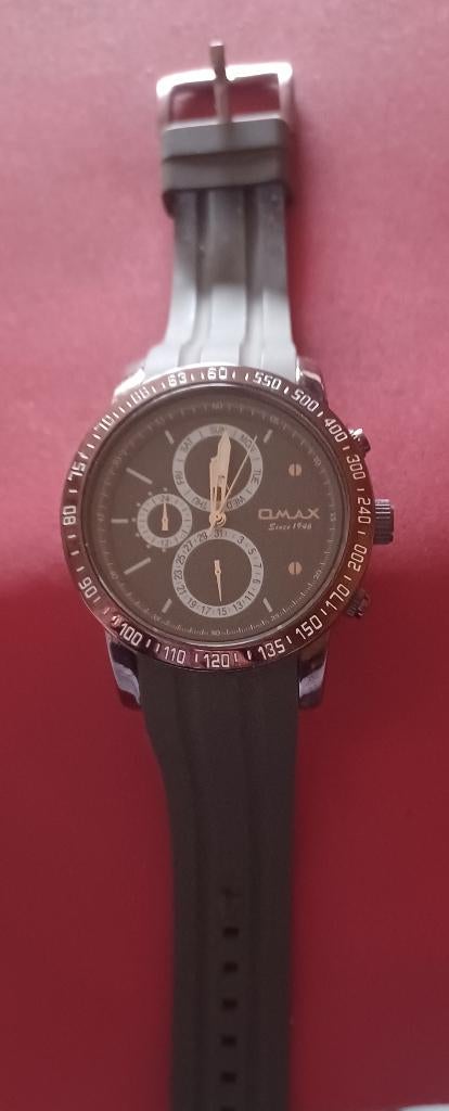 Omax horloge, Ophalen of Verzenden, Staal, Overige merken, 1930 tot 1960