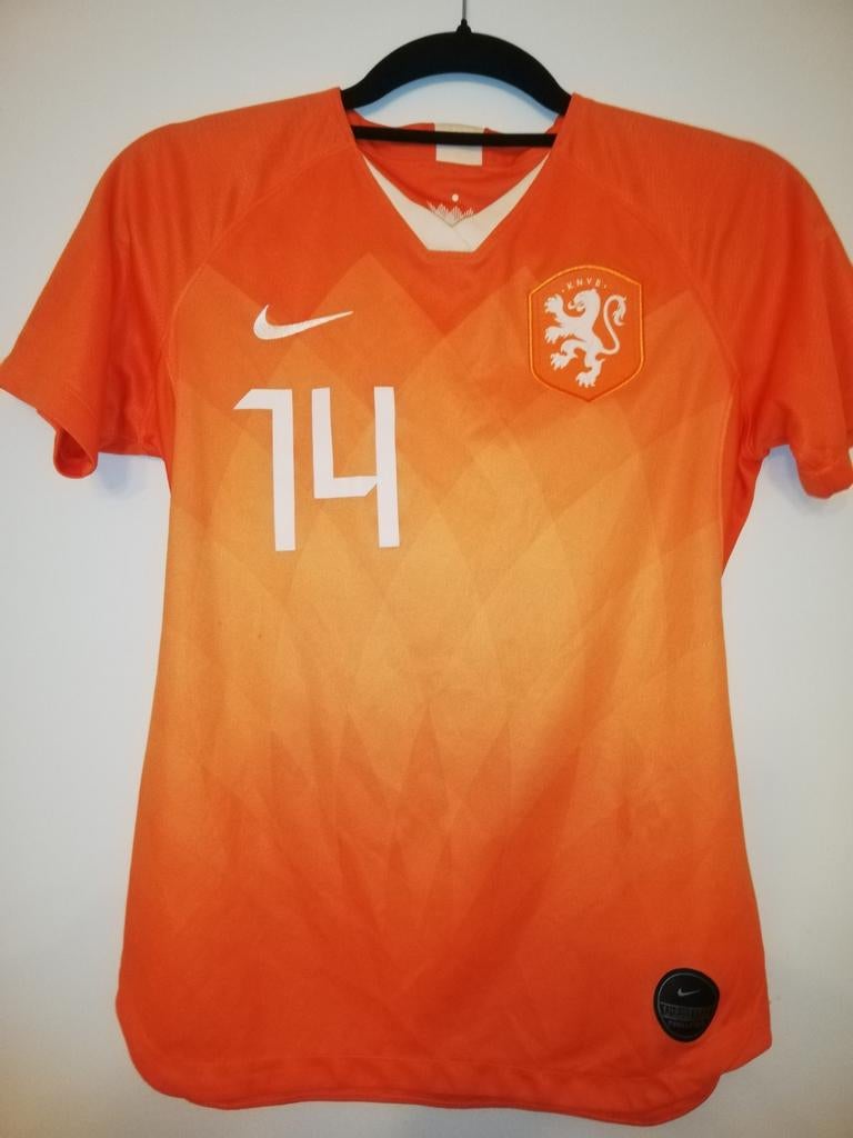 Nederlands elftal shirt Jackie groenen gesigneerd, Verzenden, Nieuw, Shirt