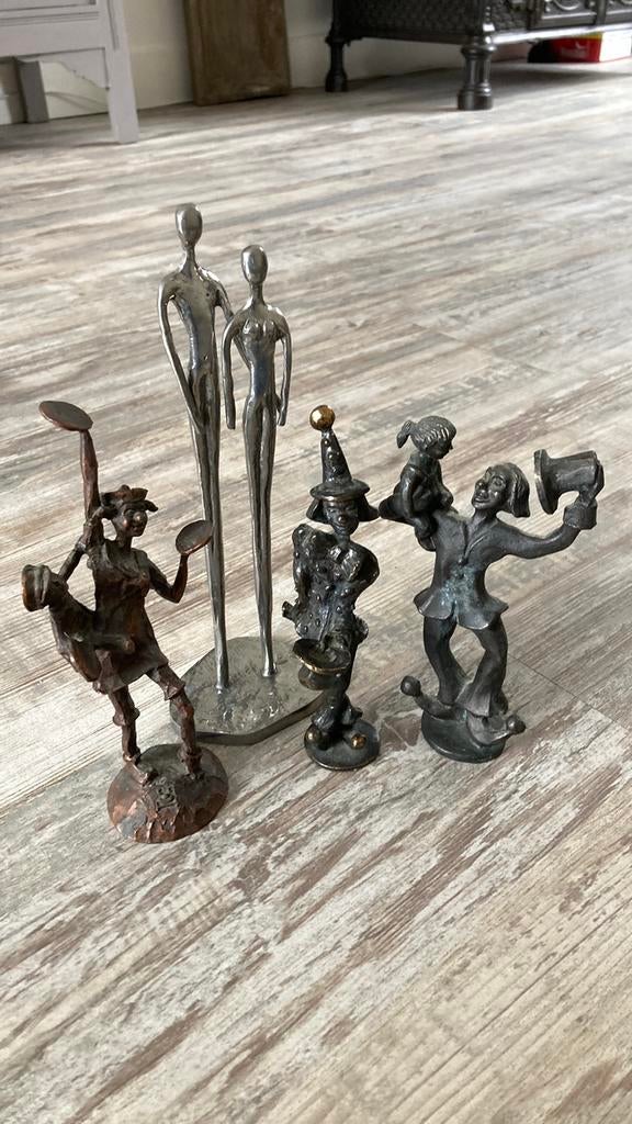 4 beeldjes samen  20,00, Antiek en Kunst, Ophalen