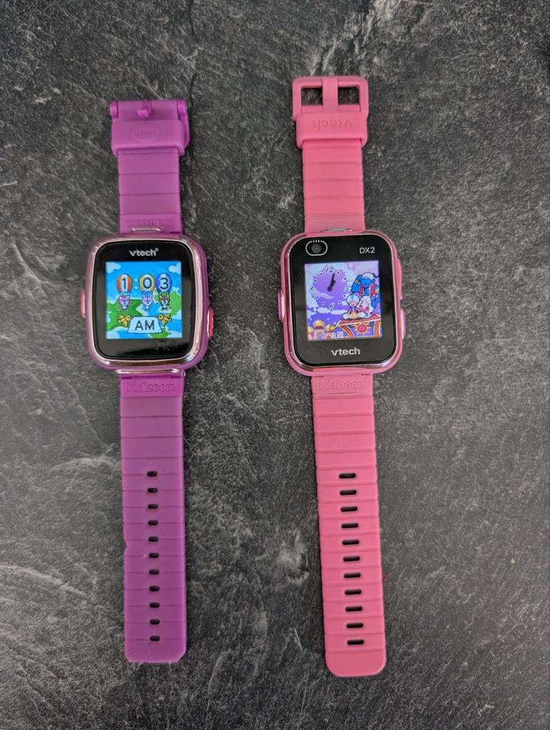 Twee Vtech spelhorloges, Ophalen