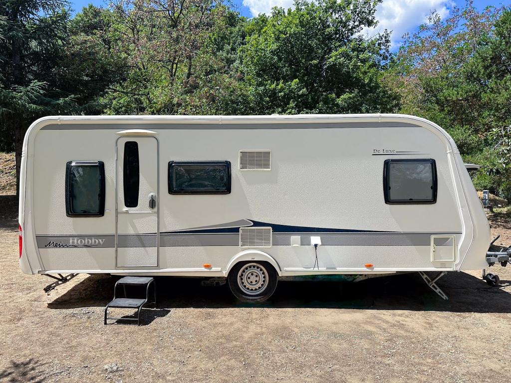 Hobby 560 KMFE Overcompleet! Airco Mover Luifel én Voortent, 90 kg, Schokbreker, Hobby, Particulier