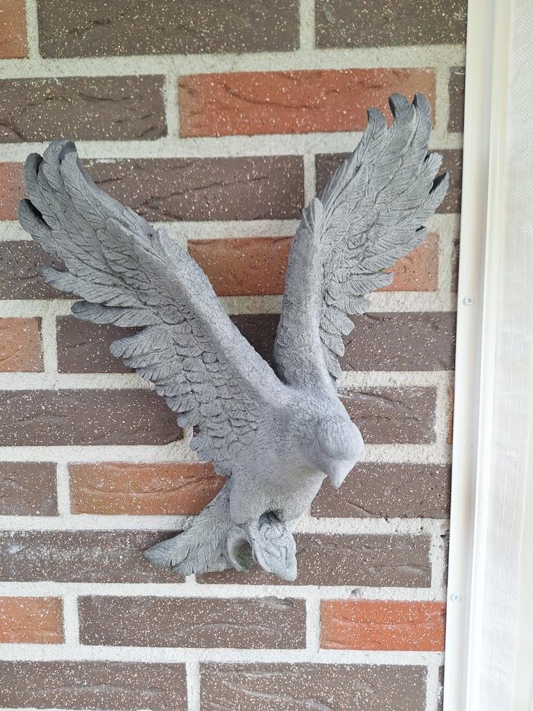 Betonnen Adelaar Muurdecoratie - 40 cm hoog, Ophalen, Nieuw, Beton, Dierenbeeld