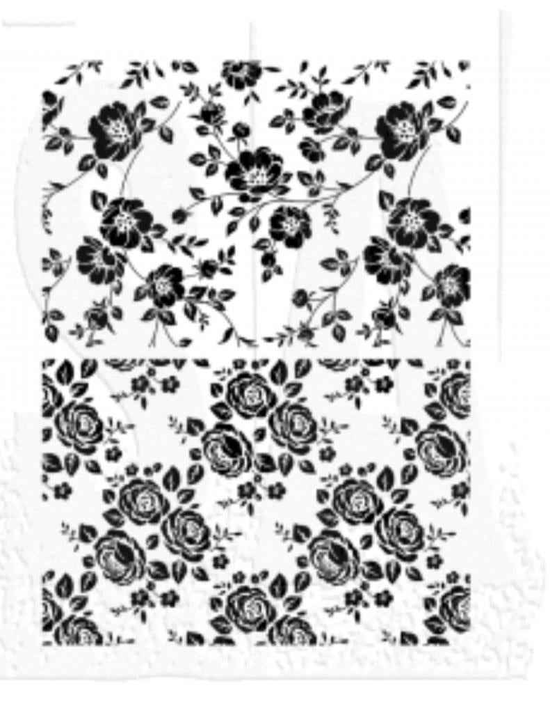 Gezocht: Stempel Tim Holtz CMS 298 Vines & Roses, Ophalen of Verzenden, Zo goed als nieuw, Clearstamp