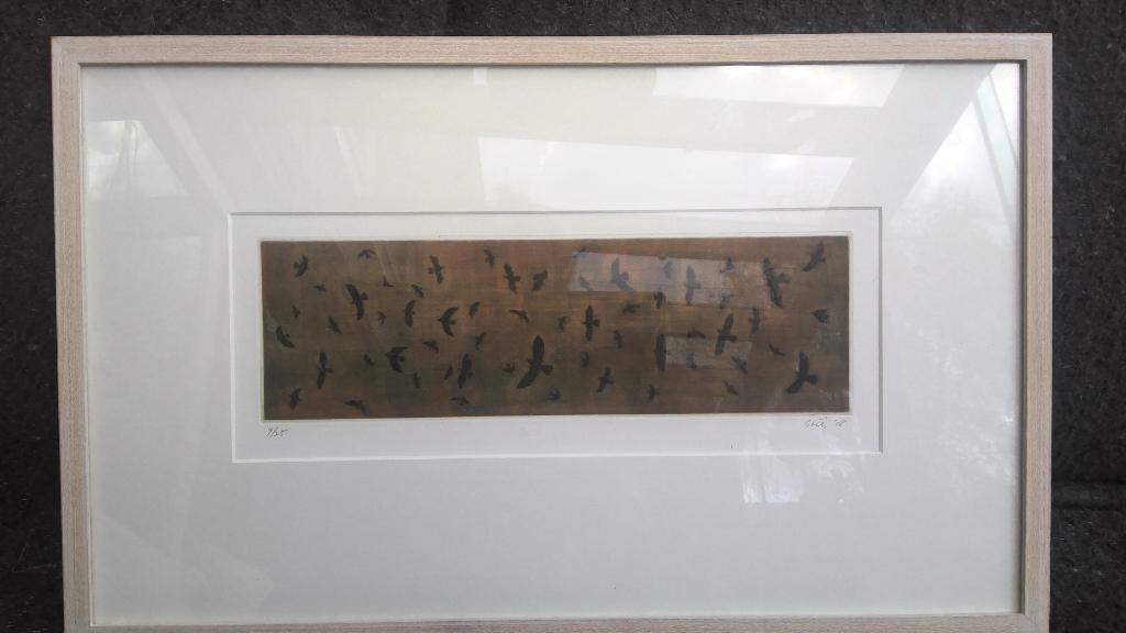 Mezzotint Seiichi Hiroshima, Antiek en Kunst, Ophalen of Verzenden