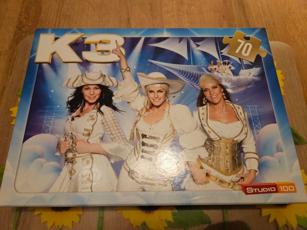 K3 puzzel 70 stukjes, Ophalen of Verzenden, Meer dan 50 stukjes, Zo goed als nieuw, 4 tot 6 jaar