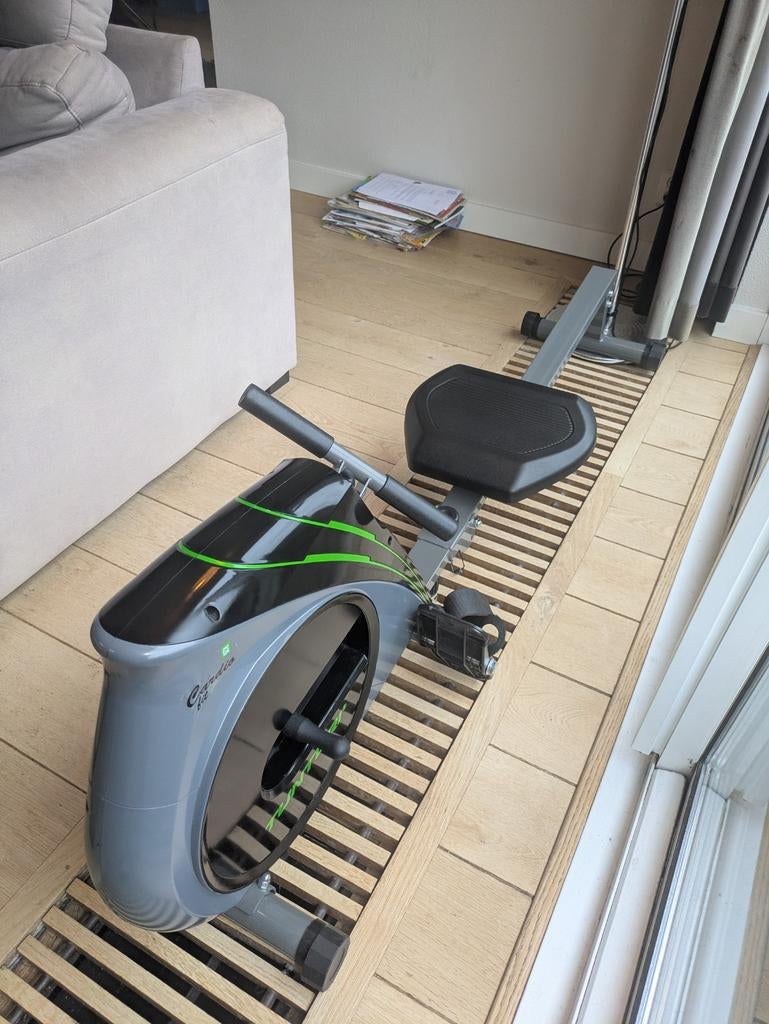 Tunturi Cardio Fit R20 Roeimachine | Inklapbaar & Ergometer, Ophalen, Kunststof, Buik, Zo goed als nieuw