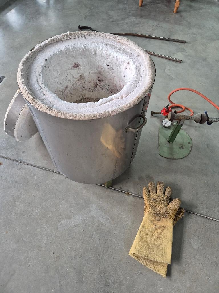 Raku oven compleet met toebehoren, Ophalen, Gebruikt