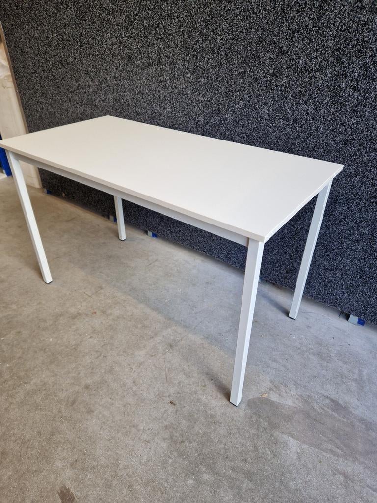 2x Kantinetafel 120x60 cm grijs RAL7035 (nieuw), Rechthoekig, Nieuw, 200 cm of meer, 50 tot 100 cm