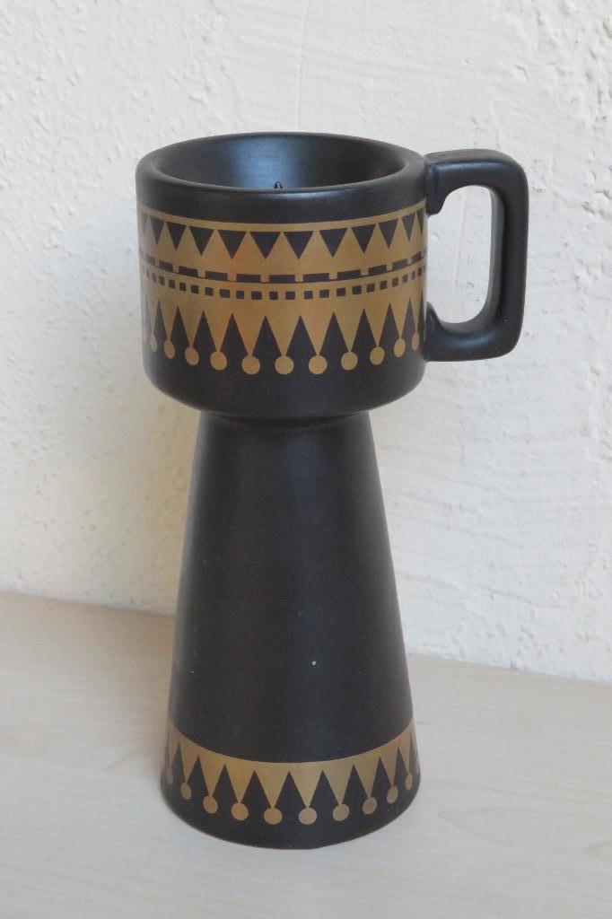 Keramieke W. Goebel kaarsenstandaard, vintage ca. jaren '70, Ophalen of Verzenden, Huis en Inrichting