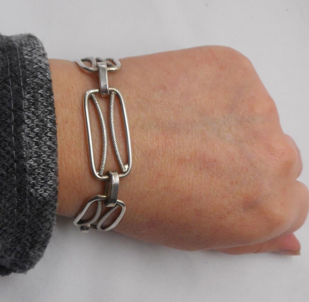 Zilveren modernist armband nr.776