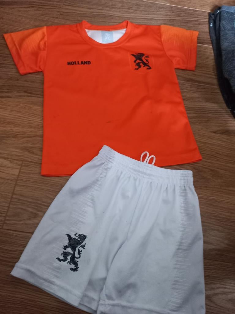 Nederlands elftal tenue maat 110-116, Ophalen of Verzenden