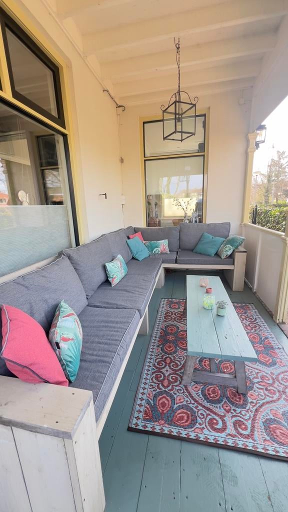 Kussens voor loungeset grijs, Ophalen, Overige materialen, Gebruikt, Loungeset