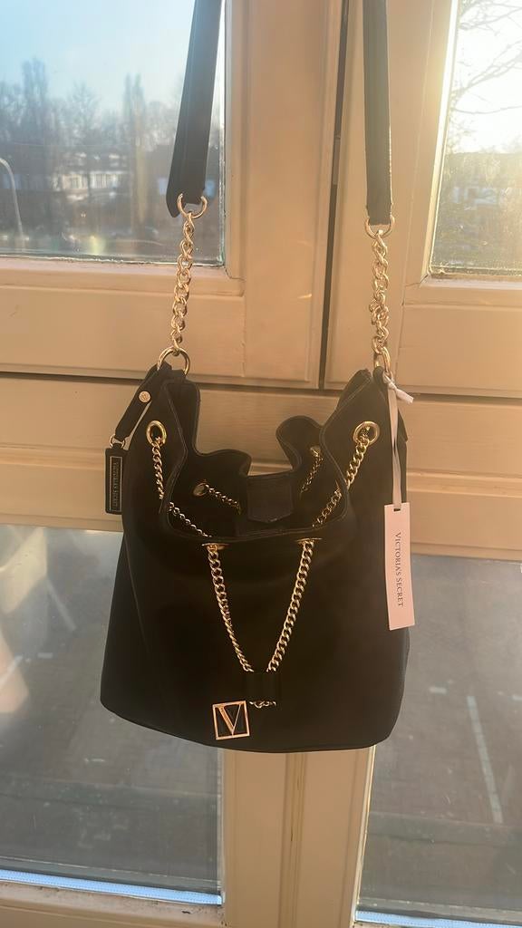 Victoria secret tas, Ophalen, Zo goed als nieuw, Zwart, Schoudertasje