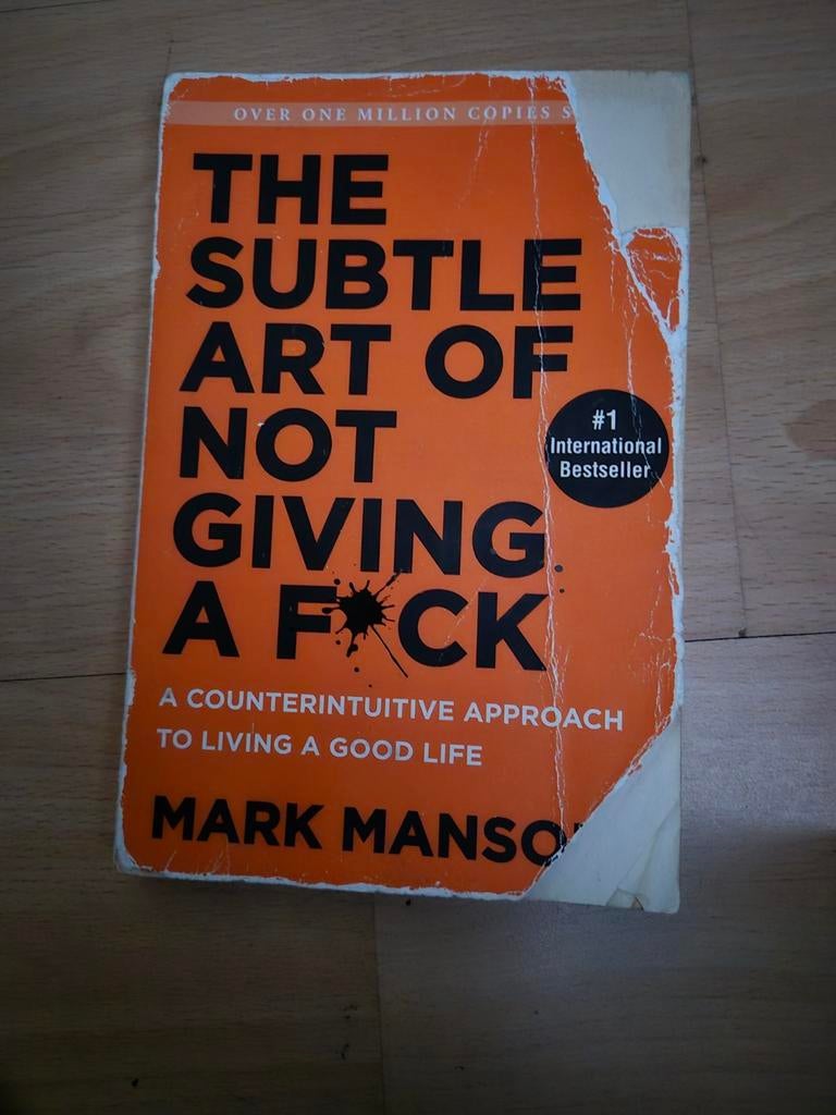 The Subtle Art of Not Giving a F*ck - Mark Manson, Boeken, Romans, Ophalen of Verzenden