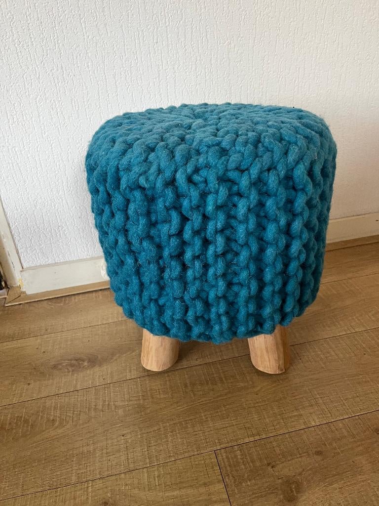 kruk gebreid hout hangmat creme nieuw vlag mast nederland, Ophalen of Verzenden, Zo goed als nieuw, Hout