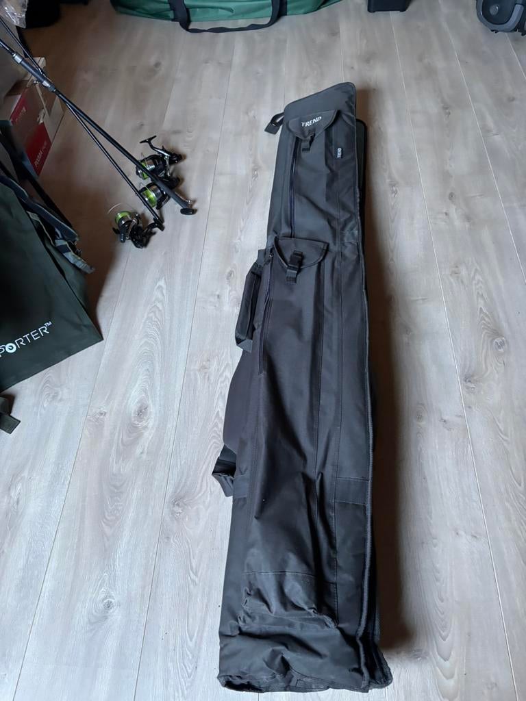 Trend Foudraal 12ft voor 3 Hengels, Watersport en Boten, Hengelsport | Karpervissen, Ophalen, Zo goed als nieuw, Overige typen