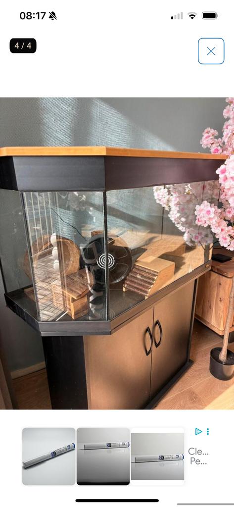 Hamster terrarium te koop (ophalen), Ophalen, Zo goed als nieuw