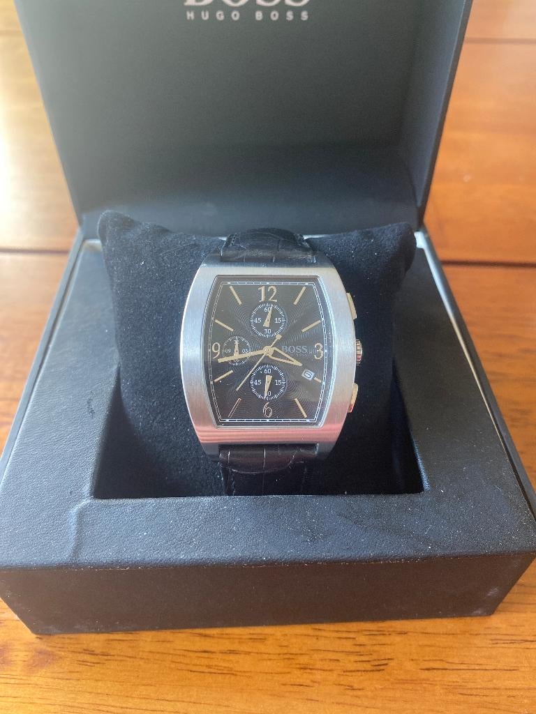 boss horloge, Sieraden, Tassen en Uiterlijk, Horloges | Heren, Staal, Polshorloge, Ophalen, Overige merken