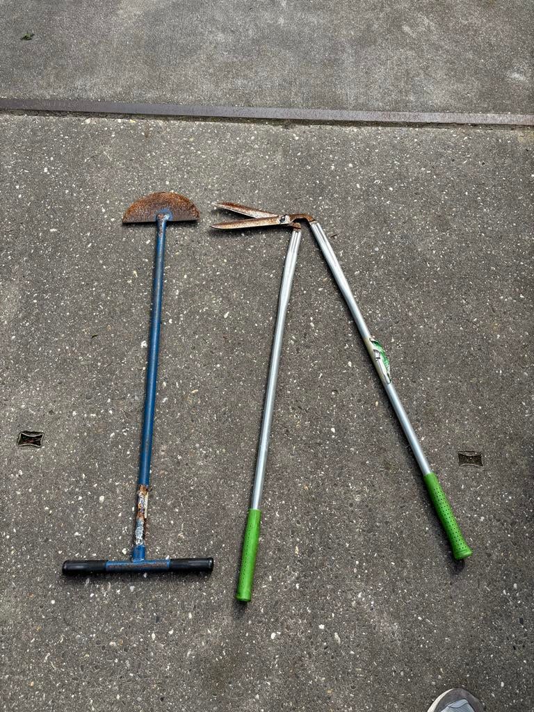 Graskantensteker/knipper, Ophalen, Gebruikt, Schoffel