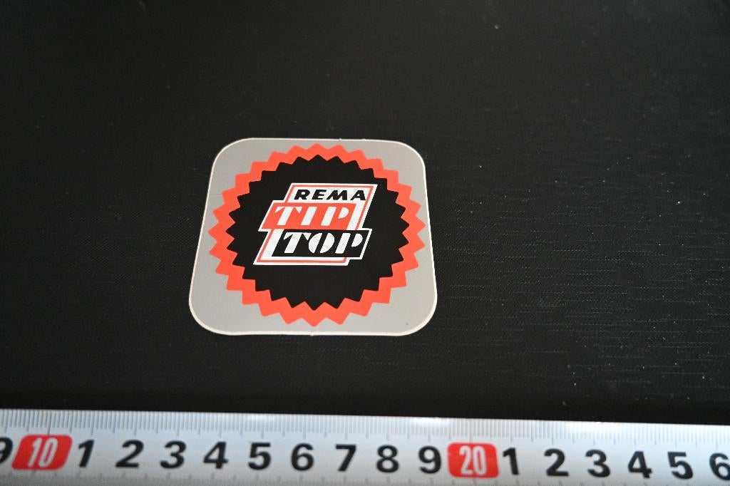 sticker REMA Tip Top, Hobby en Vrije tijd, Stickers en Plaatjes, Zo goed als nieuw, Sticker, Ophalen