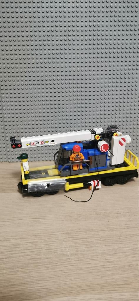 Lego wagon met hijskraan 7898, Kinderen en Baby's, Speelgoed | Duplo en Lego, Ophalen of Verzenden, Zo goed als nieuw