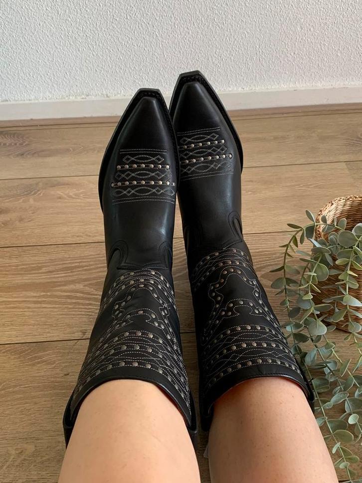 Frye cowboylaarzen 40 western boots bohemian laarzen, Hoge laarzen, -, Zwart, -