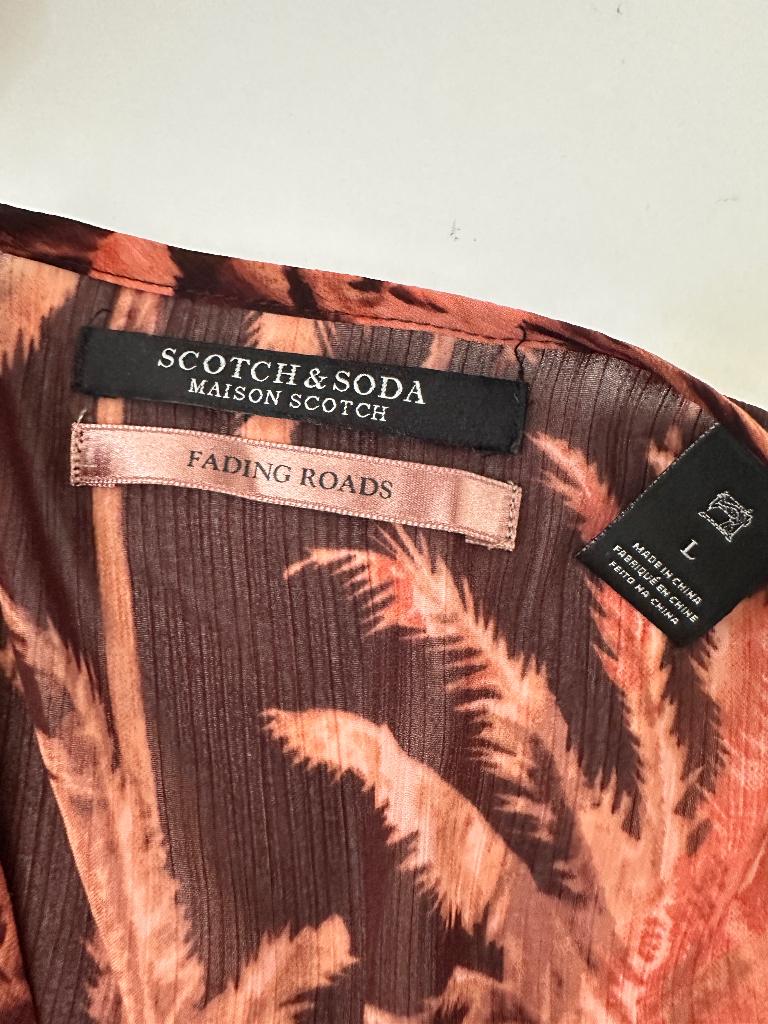 Scotch & Soda top L, Zwart, Ophalen of Verzenden, Zo goed als nieuw