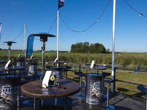 Statafel van olievat / oliedrum, Ophalen, Gebruikt