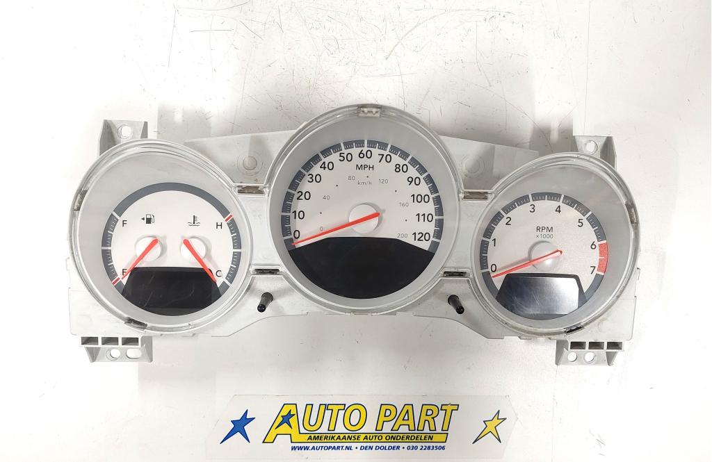 Dodge Caravan dashboard klok 2008, Gebruikt, PO Box 21-8004 | Auburn Hills, MI 48321-8004, Amerikaanse onderdelen, Ophalen of Verzenden