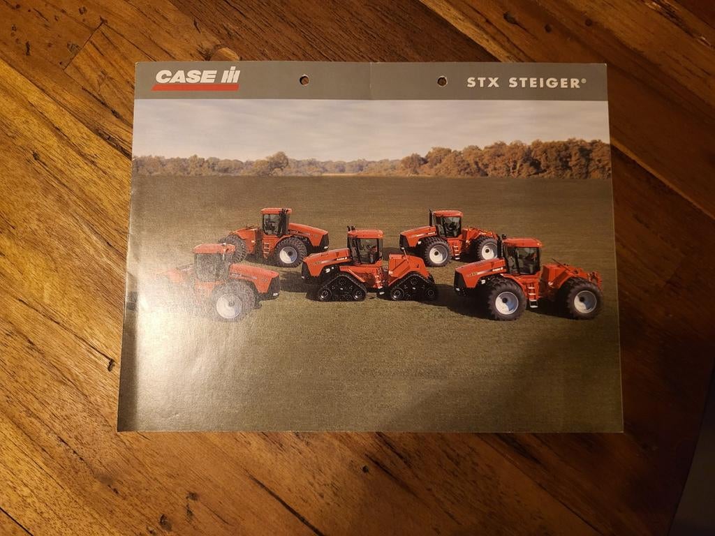 tractor folder Case IH STX STEIGER, Boeken, Ophalen of Verzenden, Zo goed als nieuw