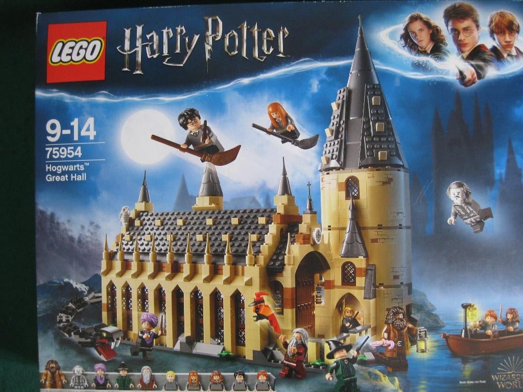 Lego 75954 Harry Potter "Grote zaal en Toren", Ophalen of Verzenden, Zo goed als nieuw, Complete set, Lego