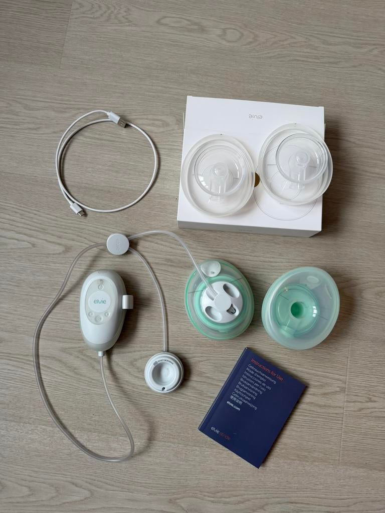 Elvie Stride Dubbele elektrische borstkolf, Kinderen en Baby's, Babyvoeding en Toebehoren, Zo goed als nieuw, Borstkolf, Ophalen of Verzenden